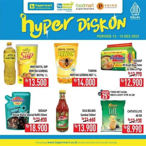 Harga Promo Hypermart Desember Katalog Hyper Diskon Weekday