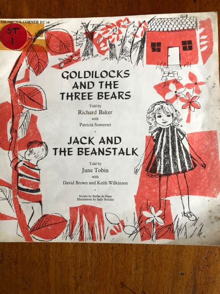 Richard Baker Patricia Somerset Goldilocks And The Three Bears Jack And The Beanstalk 1965