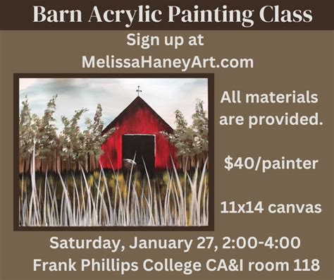 Painting Class At Frank Phillips College Borger