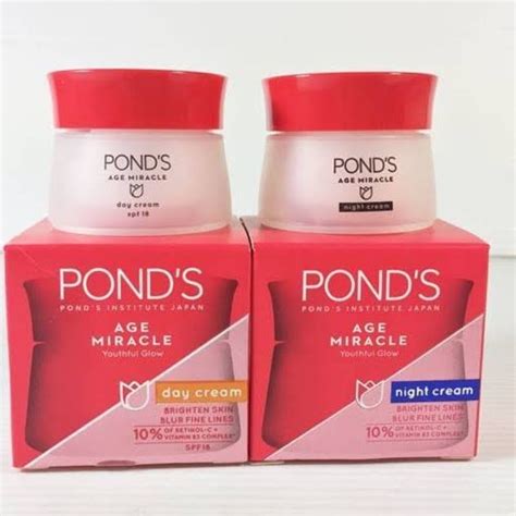 Jual Ponds Age Miracle Day Dan Night Cream Gr Serum Sashet Facial