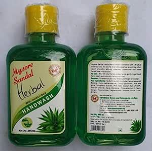 Mysore Sandal Herbal Handwash 250 Ml Green Pack Of 2 Amazon In