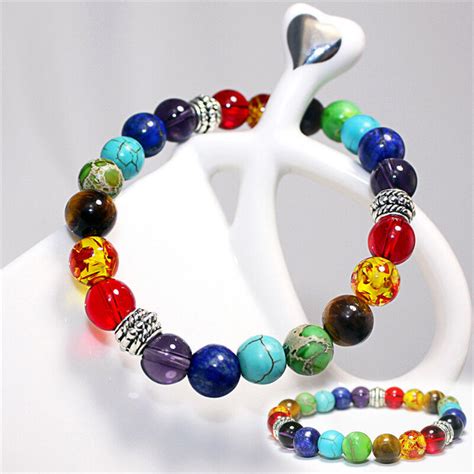 Chakra Healing Balance Beads Bracelet Natural Stone Bracelet Jewelry