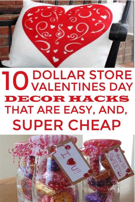 Dollar Store Valentines Day Decor Hacks That Are Easy And Cheap Diy