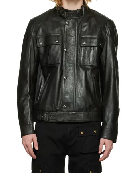 Gangster Black Leather Jacket Lerenjack