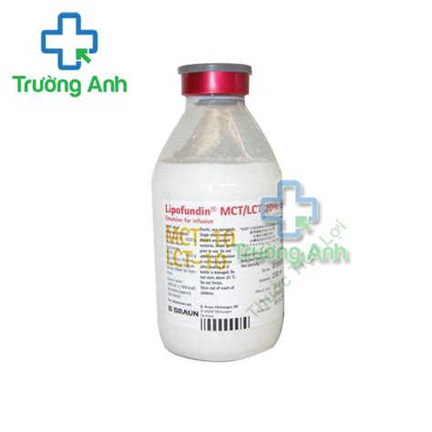 Lipofundin MCT LCT 20 E B Braun 250ml Cung cấp dinh dưỡng