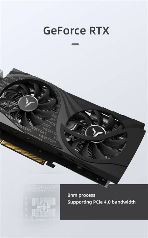 Yeston RTX 3060 12GB GDDR6 LHR Graphics cards Nvidia pci express x16 4. ...