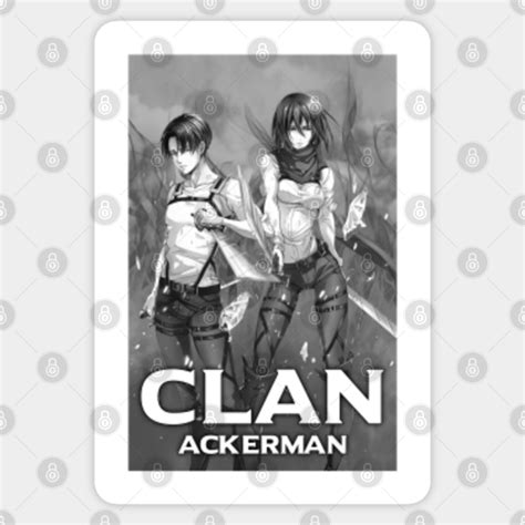 Ackerman Clan Attack on Titan - Ackerman - Sticker | TeePublic