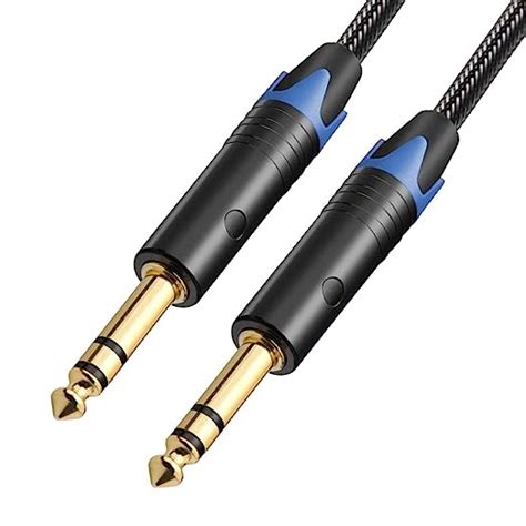 Tisino Inch Trs Cable Quarter Inch Trs To Trs Balanced Stereo