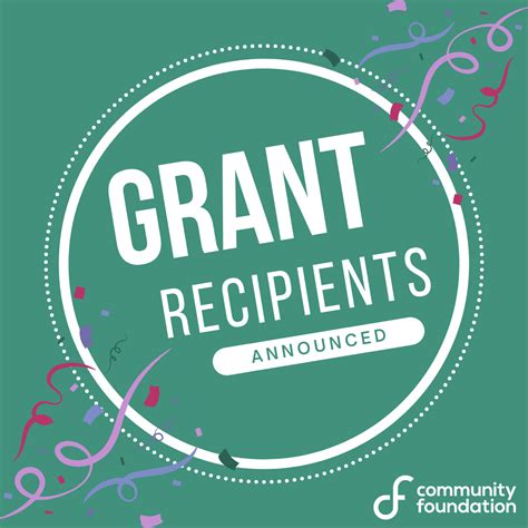 May Grant Recipients Announced 1