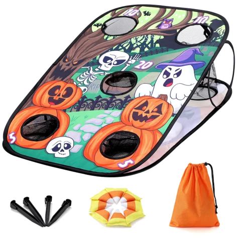 Fun Halloween Toss Game Board With Bean Bag For Kids