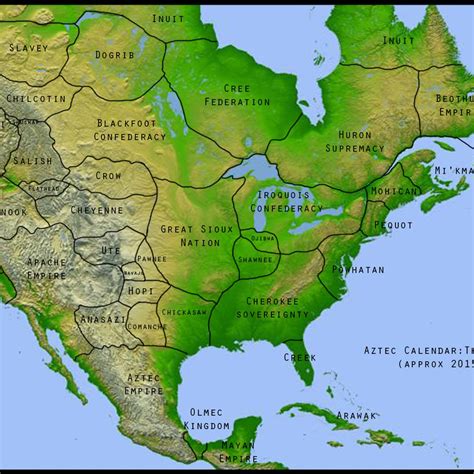 Early American Settlements Map
