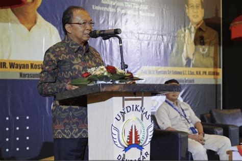 Kuliah Umum Mahasiswa Undiknas Bersama Gubernur Bali Bapak I Wayan