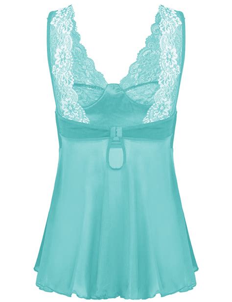 Sissy Sexy Men Lingerie Lace Satin Crossdress Lingerie Dress Nightwear Underwear EBay