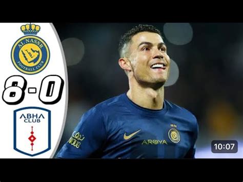 Al Nassr Vs Abha Club All Goals Highlights Ronaldo