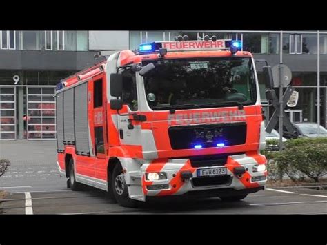 Wachausfahrt HLF 20 Feuerwache 1 BF Frankfurt Am Main YouTube