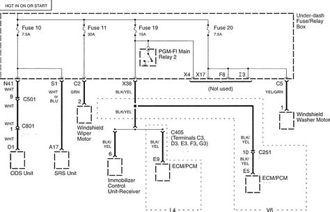 Honda Accord Wiring Diagrams Power Distribution