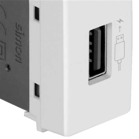 Módulo Tomada Carregamento Usb 2 1A Branco Simon 30 da Simon em