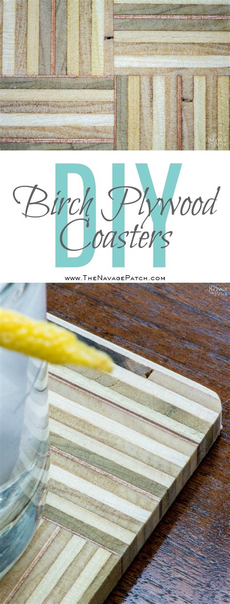 Diy Birch Plywood Coasters The Navage Patch