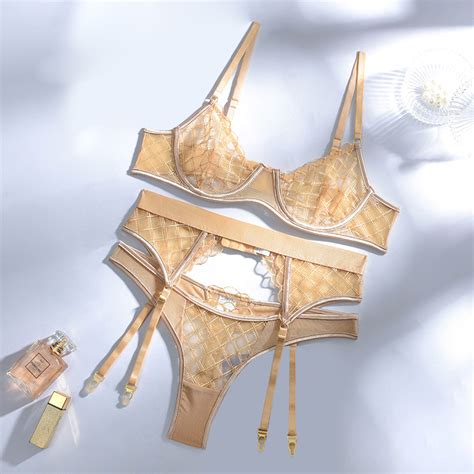 Lenjerie Intima Nude Portjartier Seducatoare Sutien Transparent Online