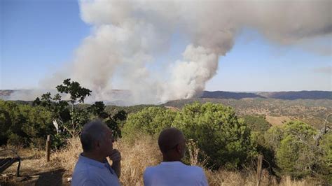 INCENDIO EN CÓRDOBA El incendio forestal en la base de Cerro Muriano