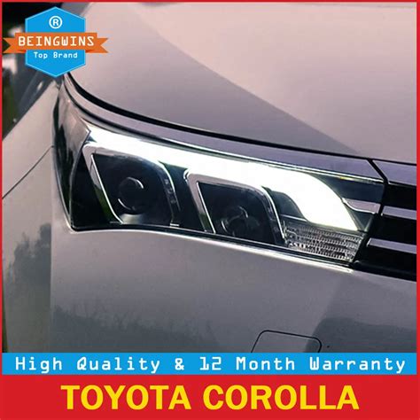 Car Styling For Toyota Corolla Headlights 2014 2016 Altis LED Headlight