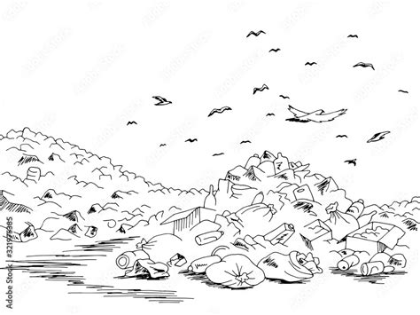 Landfill Illustration