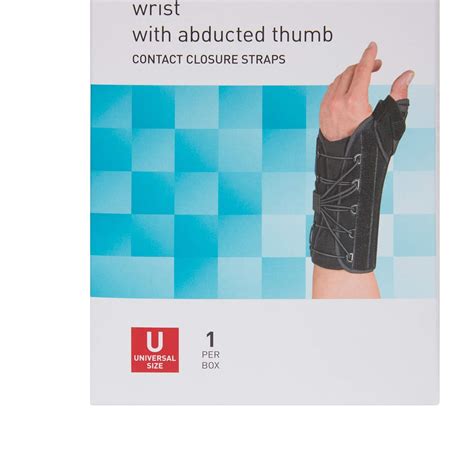 Mckesson Universal Wrist Splint With Abducted Thumb For L Hand