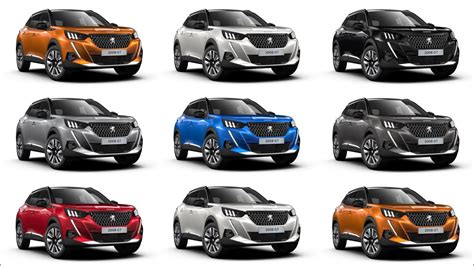 New Peugeot 2008 Colours - Detailed Comparison - YouTube