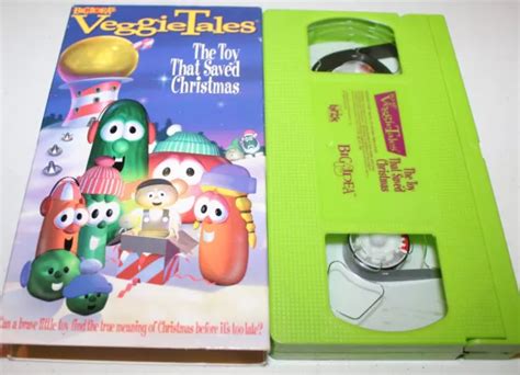 VEGGIETALES THE Toy That Saved Christmas VHS 1998 Big Idea