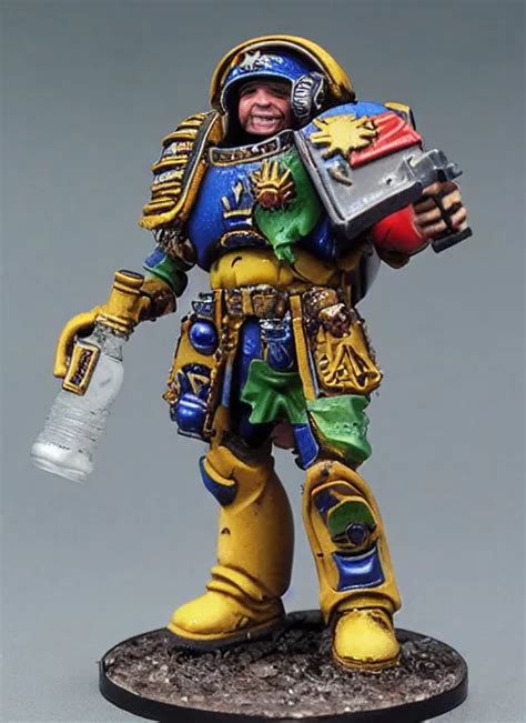 Mm Resin Detailed Miniature Of A Drunk Warhammer Stable