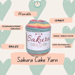 Jual Katalog Benang Rajut Katun Susu Rainbow Sakura Cake Milk Cotton