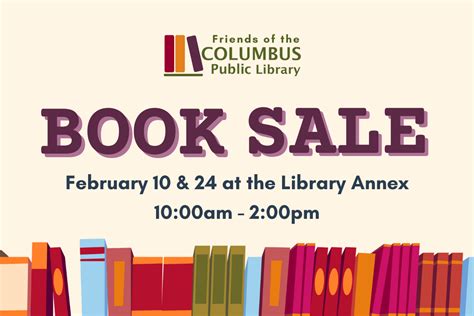 Friends Book Sale At The Library Annex Columbus Public Library