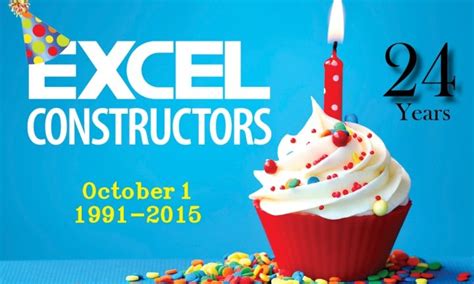 24 Years of Business - Excel Constructors