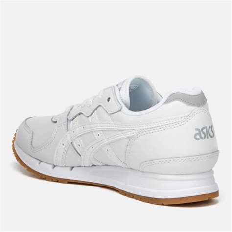 Asics Lifestyle Womens Gel Movimentum Leather Trainers White Womens Footwear