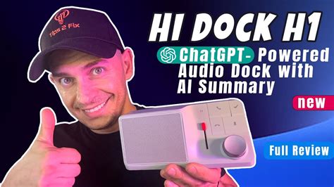 HiDock H1 ChatGPT Audio Dock With AI Summary Full Review YouTube