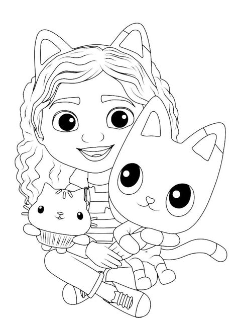 Gabby's Dollhouse coloring pages