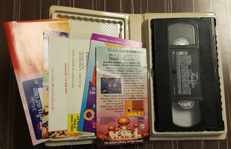 Vintage Vhs Tape Walt Disney Aladdin Black Diamond Disney Tape Disney