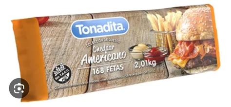 CHEDDAR EN FETAS TONADITA X168 FETAS Oestedistribucion