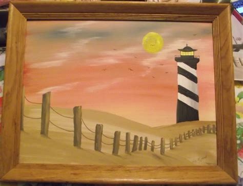 Beach lighthouse Acrylic Paintings, Lighthouse, Beach, Art, Bell Rock ...