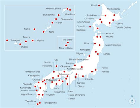 International Airports In Japan Map