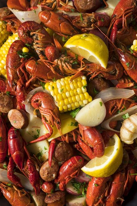 Homemade Southern Crawfish Boil Stock Photo - Image of cajun, delicious: 108970454