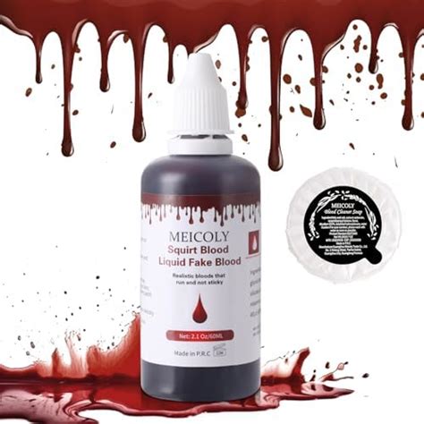 Amazon Meicoly Oz Halloween Dripping Fake Blood Safe