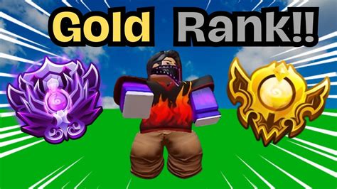 Gold Rank Unlocked My Journey In Roblox Bedwars Youtube