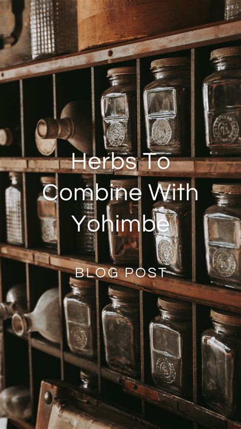 Herbs To Combine With Yohimbe — Zhi Herbals