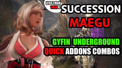 Succession Maegu Gyfin Underground BOOMER COMBO Quick Guide 전승 매구 가이핀