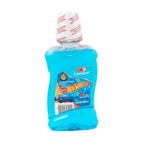 Enxaguante Bucal Infantil Zero Álcool Tutti Frutti Hot Wheels 250mL CONDOR ONE Pharma