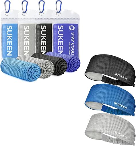 Sukeen Workout Headbands For Men Sweat Bands Sweatbands