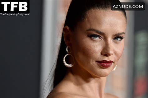 Adriana Lima Sexy Seen Flaunting Her Hot Body At The Last Night In Soho Premiere In LA AZNude
