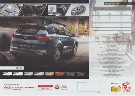 Kia Sportage Brochure 1 Indonesian Car Brochure