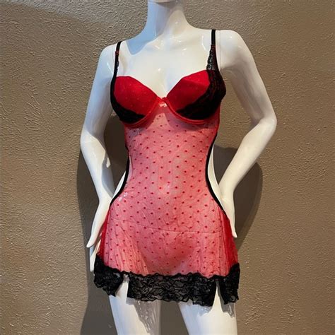 Just Sexy Lingerie Intimates Sleepwear Just Sexy Lingerie Red And